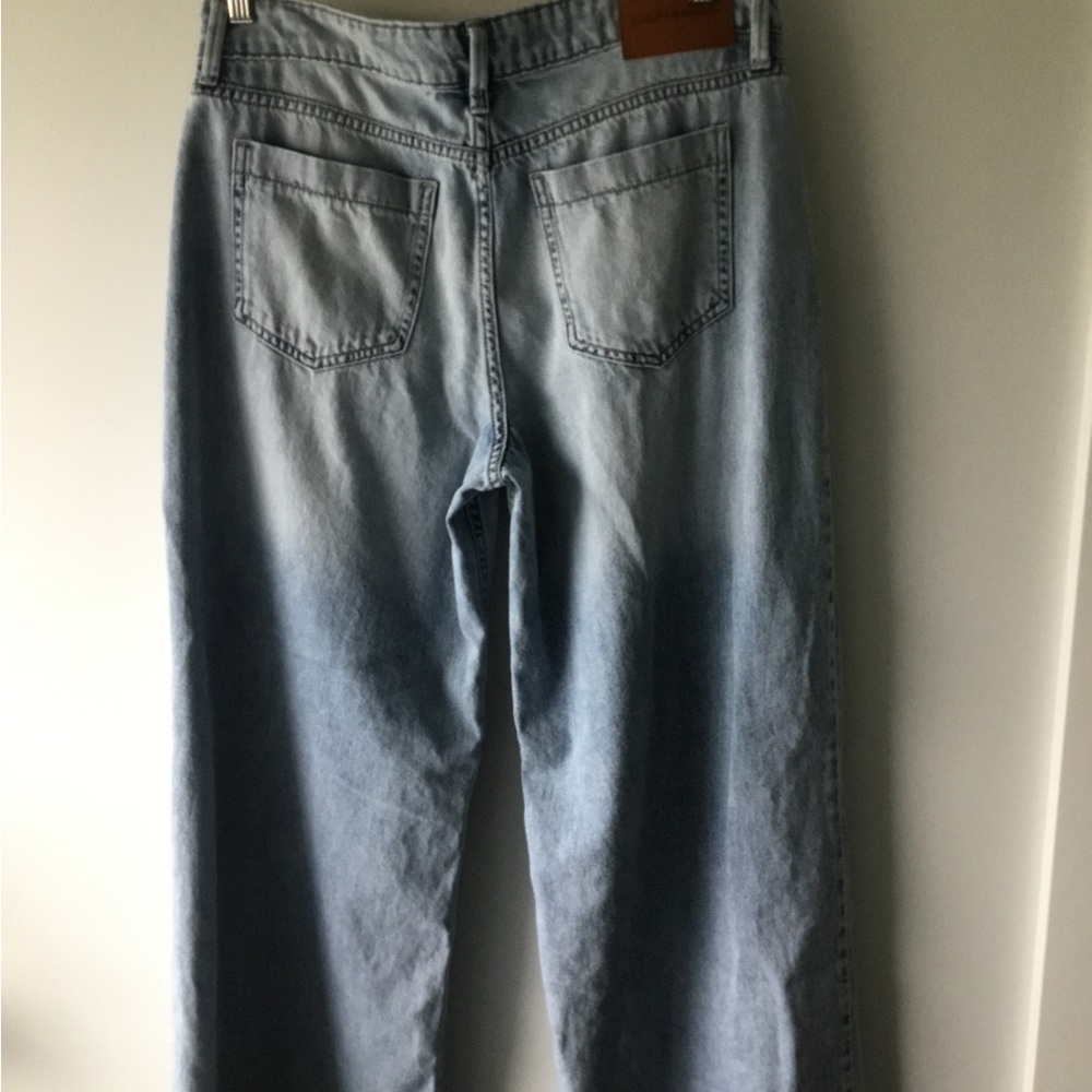 Lucky brand pleated palazzo wide leg jeans - Picture 6 of 16